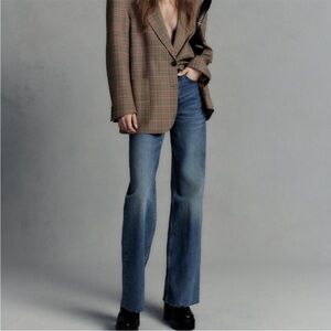 Zara Blue Jeans Sz 2 Wide Leg